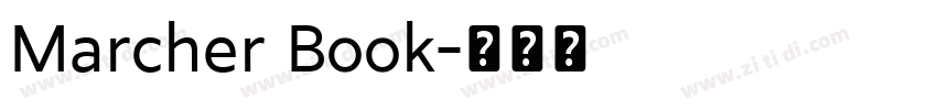 Marcher Book字体转换